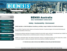 Tablet Screenshot of benss.com.au